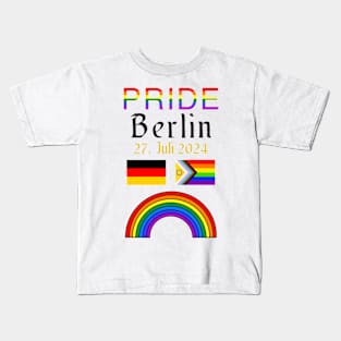 Pride Berlin Germany 2024 Kids T-Shirt